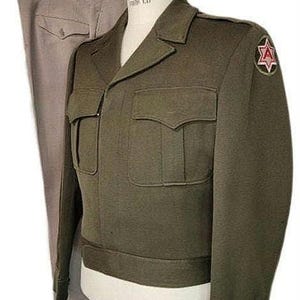 WW2 ~ US Army ~ Officers ~ Pinks and Greens ~ Dress ~ Uniform ~ Ike ~  L@@k!!! - Etsy