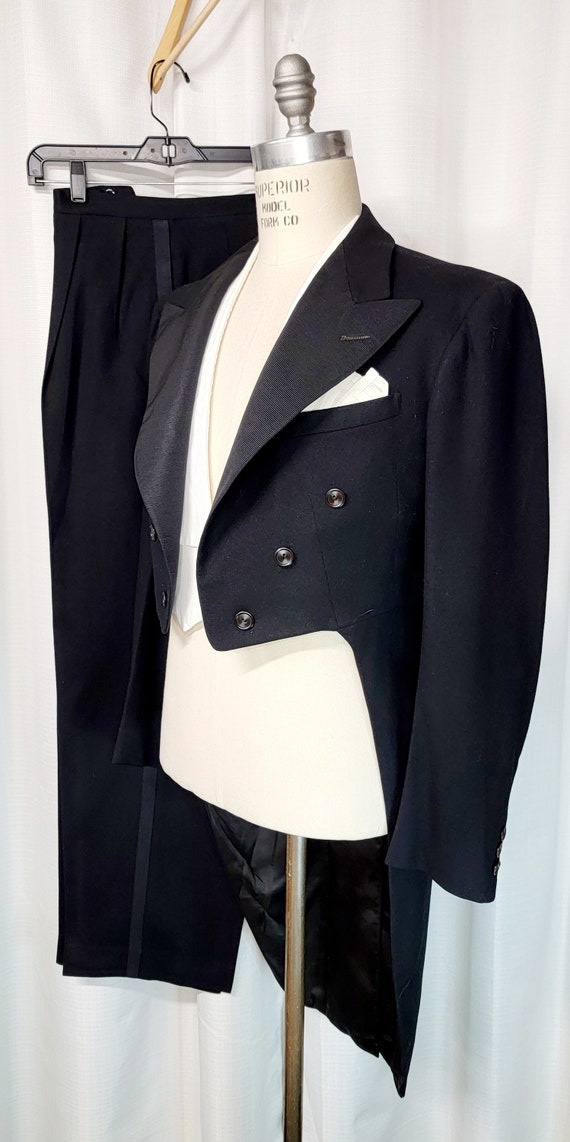 Vintage ~ Men's ~ White Tie Formal ~ Tails ~  Eleg