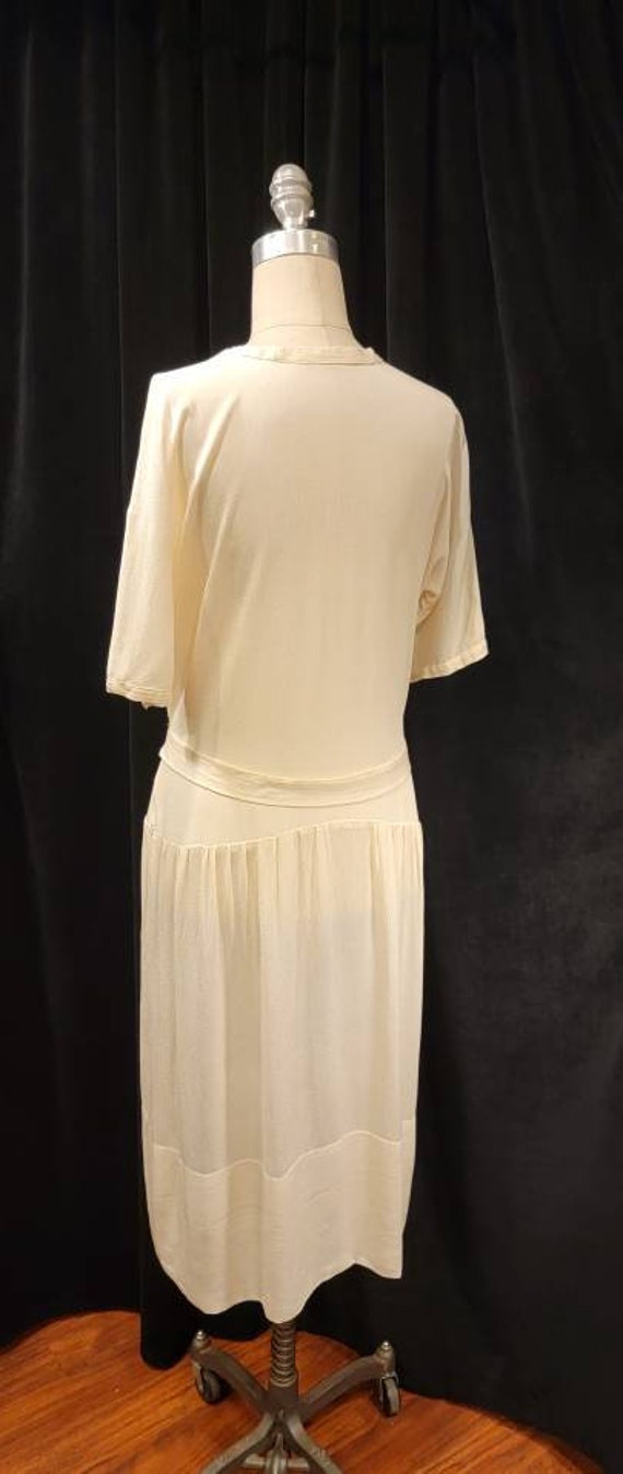 Vintage ~ Womens ~ Incredible ~ Creamy White ~ 19… - image 6