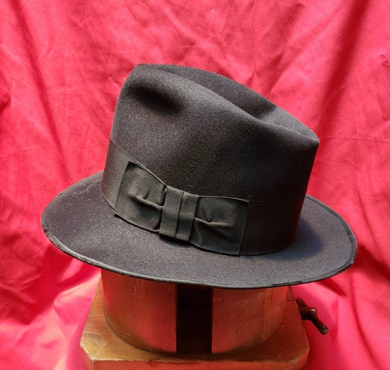 Vintage Men's ~ Paris 1930's Formal Fedora ~ Grosg