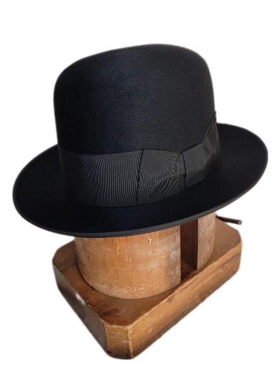 Mens ~ Vintage ~ Tall ~ Crown ~ Fedora  ~ Formal … - image 7