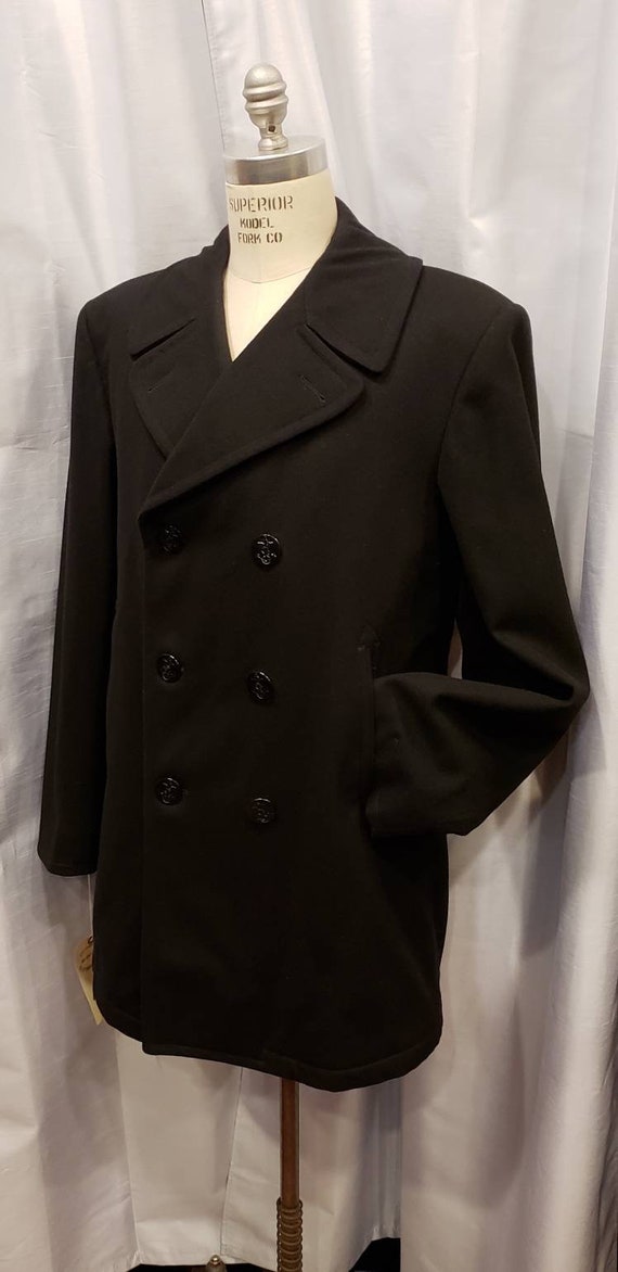 military pea coat mens