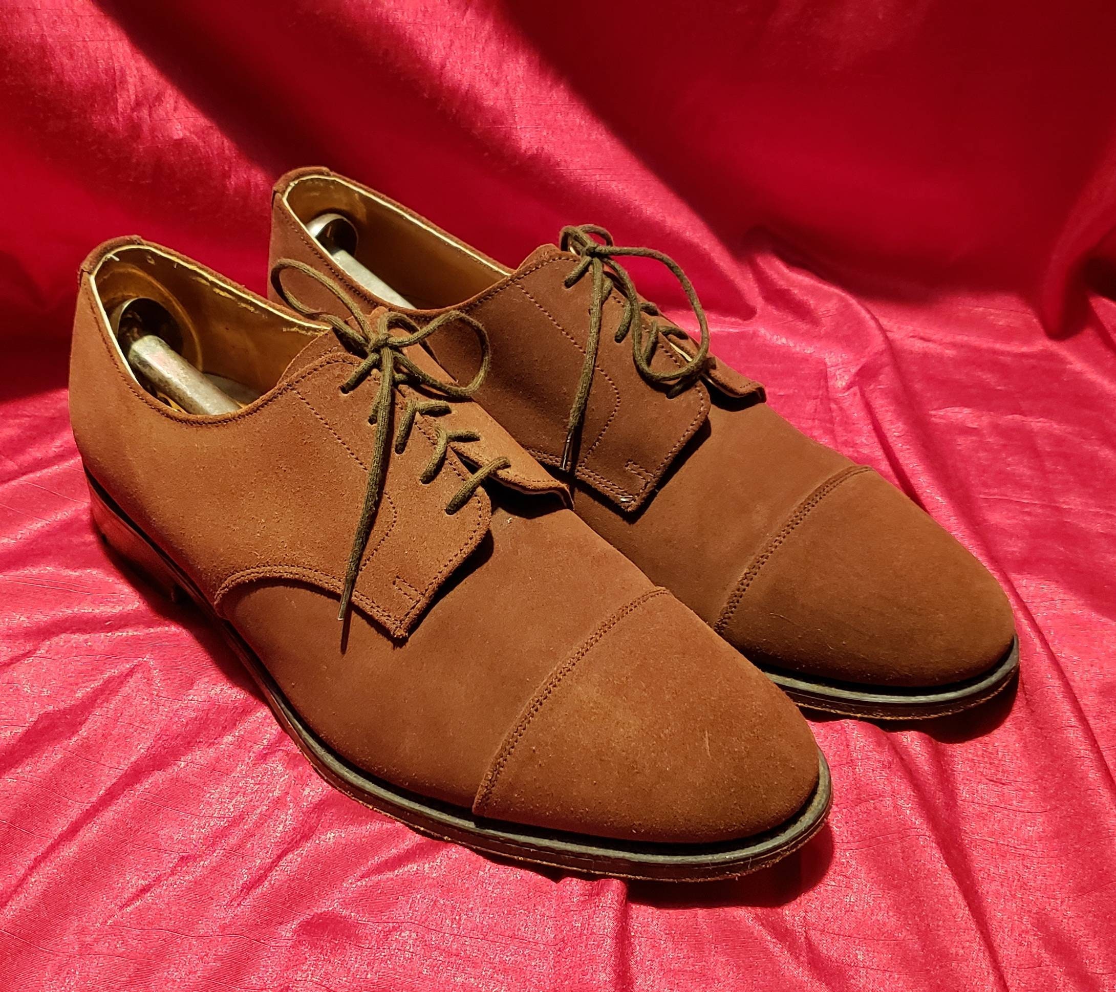 Mens Suede Shoes J. Crew Vintage Gatsby 