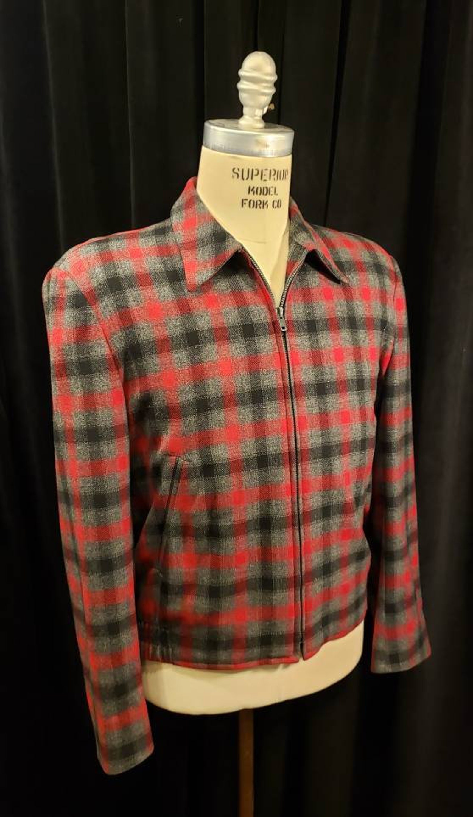 Mens Vintage Pendleton Jacket Vintage 100 Virgin Wool Etsy