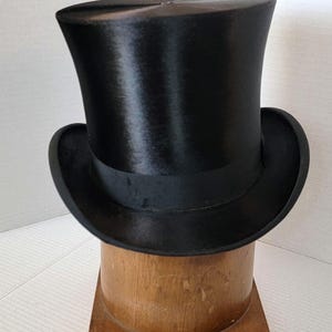 Mens ~ Vintage ~ J. Murhofer ~ Chicago ~ Silk  ~ Top Hat ~ Original ~ Box ~ L@@k!