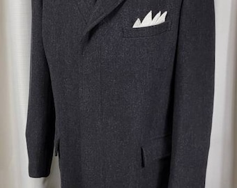Vintage ~ Men's ~ Brooks Brothers ~ Topcoat ~ Overcoat ~ Notched Lapels ~ XL ~ Incredible ~L@@k!!!