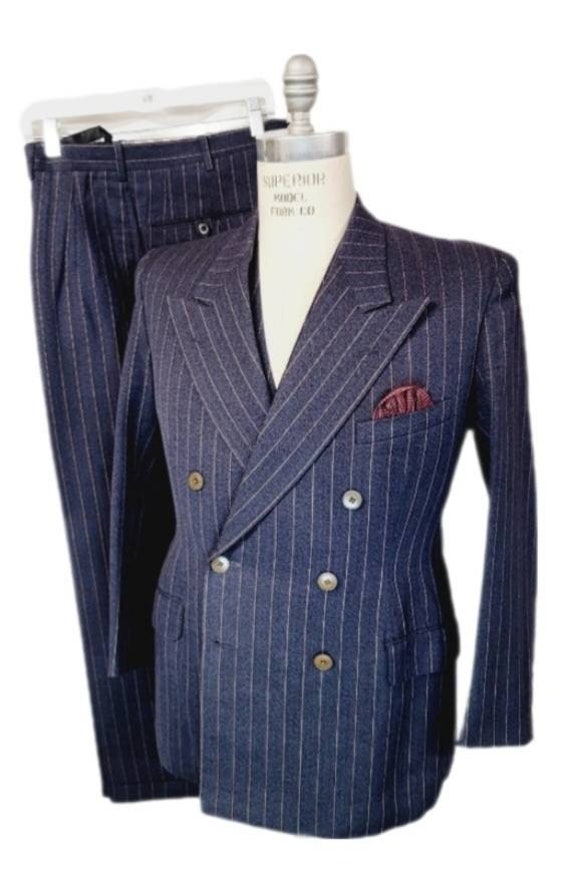 Mens ~ Vintage ~ Suit ~ Striped ~ 3 Piece ~ Incred