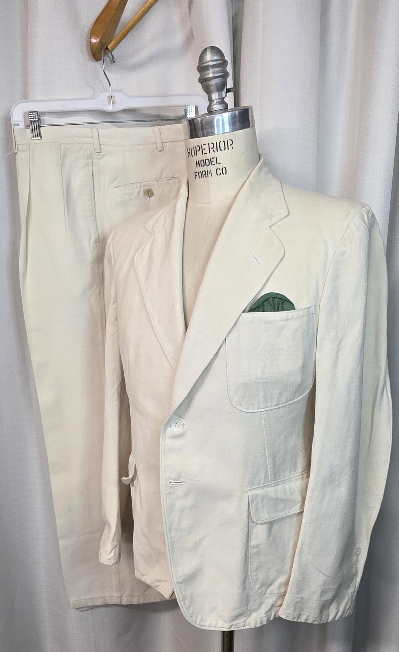 Vintage ~ Mens ~ Palm Beach ~ Single Breasted ~ Suit ~ Summer