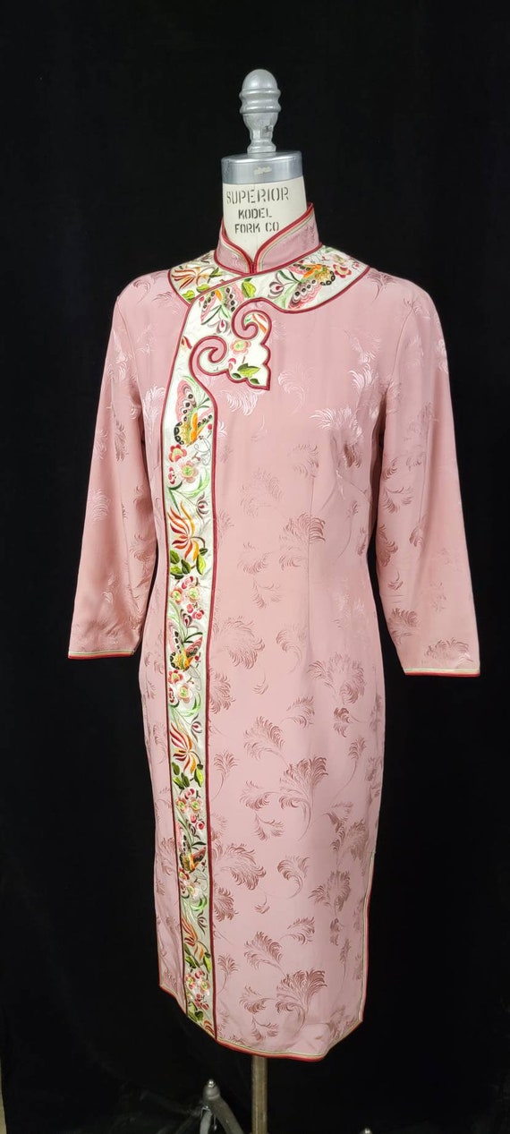 Vintage Womens ~ Embroidered ~ Cheongsam ~ Silk ~… - image 10