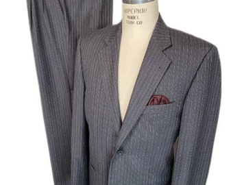 Mens ~ Baroni ~ Couture ~ Striped ~ Suit ~ Light weight ~ Must See!!!