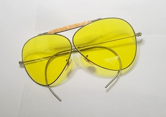 WW2 Vintage Style Wilson Aviator Sharp Shooter Sunglasses