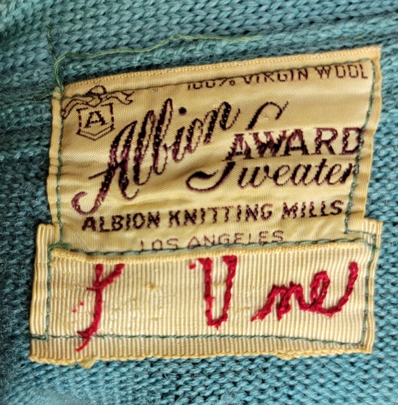 Vintage ~ Men's ~ Albion Knitting Mills ~ Sweater… - image 3