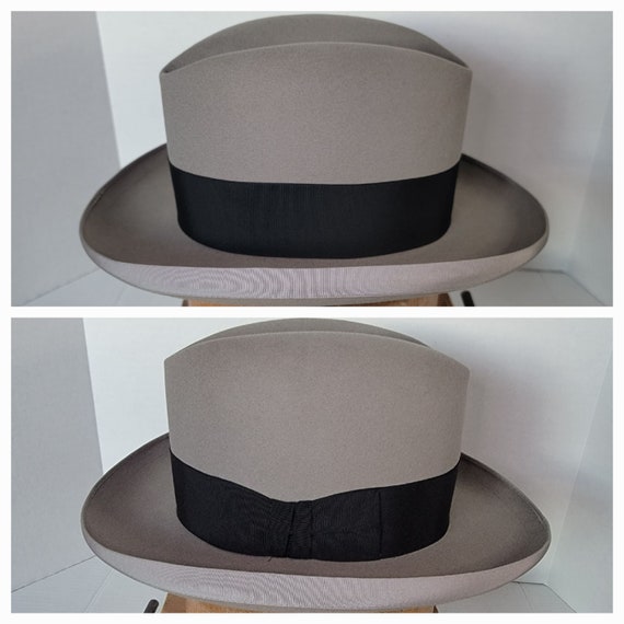 Vintage ~ Men's ~ Borsalino ~ Homberg ~ Mobster ~ Hat