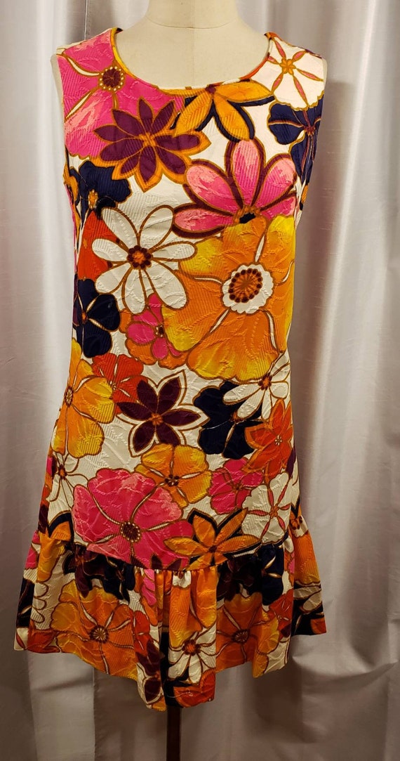 Women's ~ Bold Print ~ 1960's ~ 1970's ~ Summer ~… - image 1