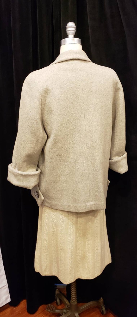 Grey Wool Swing Coat: Princess Lines, Flattering … - image 4