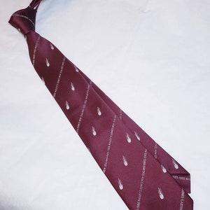 Vintage Mens ~ Halley&#39;s ~ Comat ~ 1985 ~ 1986 ~ Collector&#39;s ~ Tie ~ New ~ Zealand ~ Cravat ~ Neckwear L@@k!!!