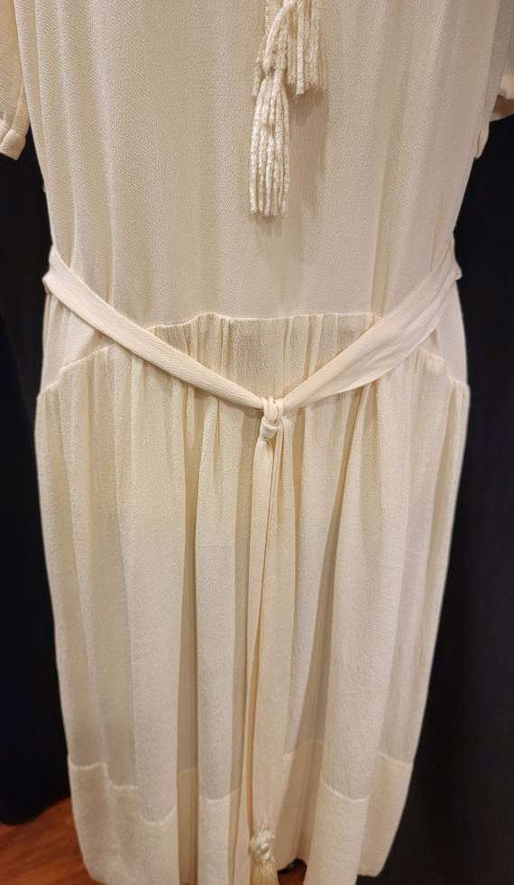 Vintage ~ Womens ~ Incredible ~ Creamy White ~ 19… - image 4