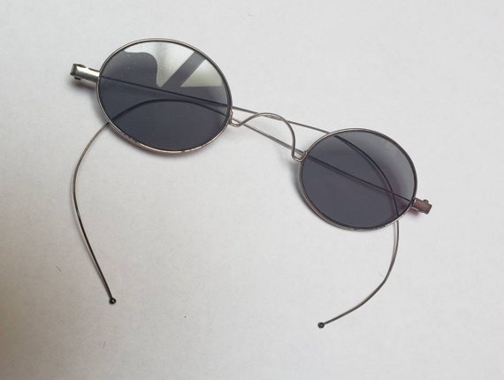 Vintage 1900's Men's Turn of Century Sunglasses G… - image 7