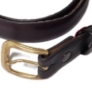 Vintage ~ Men&#39;s ~  Hickok ~ Leather ~ Top Grain ~ Belt ~ Great Style ~ Must See!!!