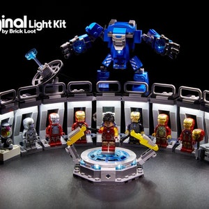 LED Lighting Kit for LEGO Iron Man Hall of Armor 76125