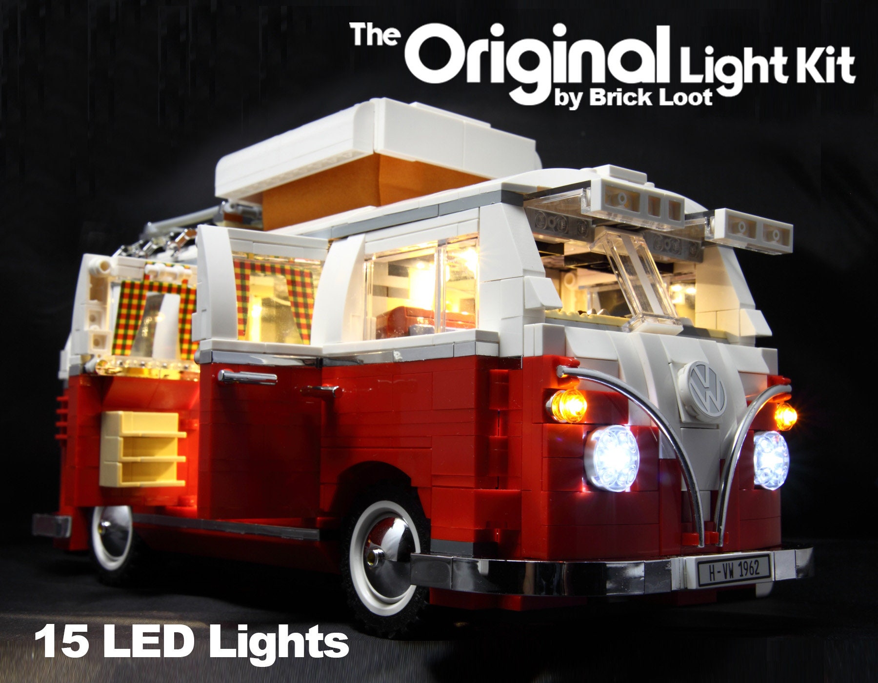 Repellent Eligibility lava LED Lighting kit for LEGO 10220 VW Camper - Etsy 日本
