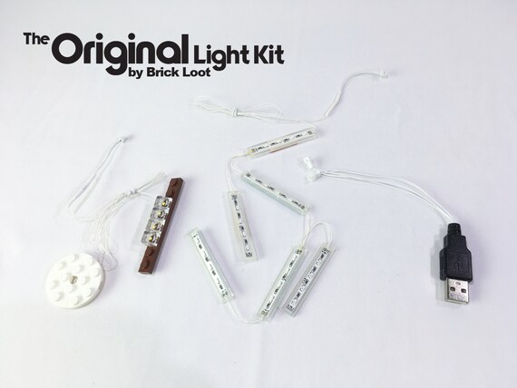 lego ship in a bottle lights