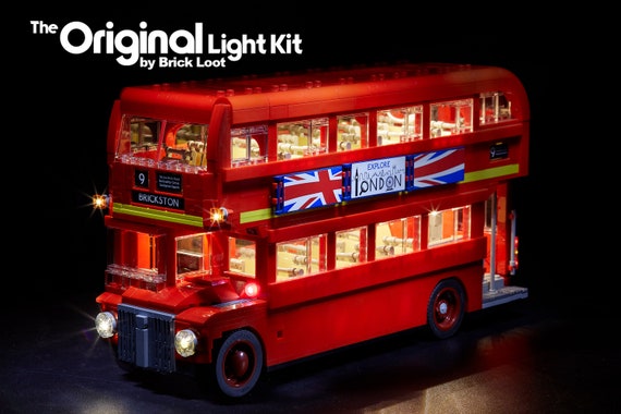 lego london bus led lights