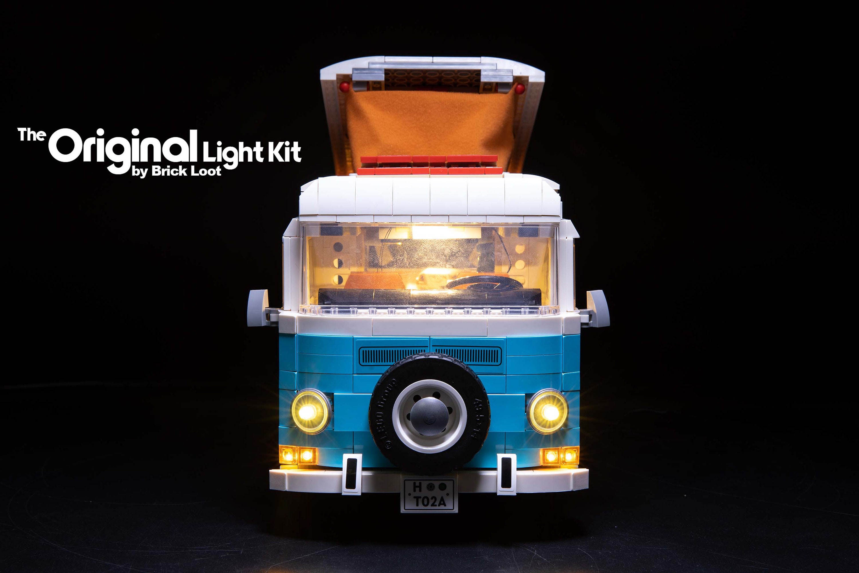 Dire-wolves Kit déclairage LED Lampe de Type Barre/Lampe Ronde Accessoires Voiture pour Lego Toy Rendez Votre modèle Encore Plus Frais Le modèle nest Pas Inclus 
