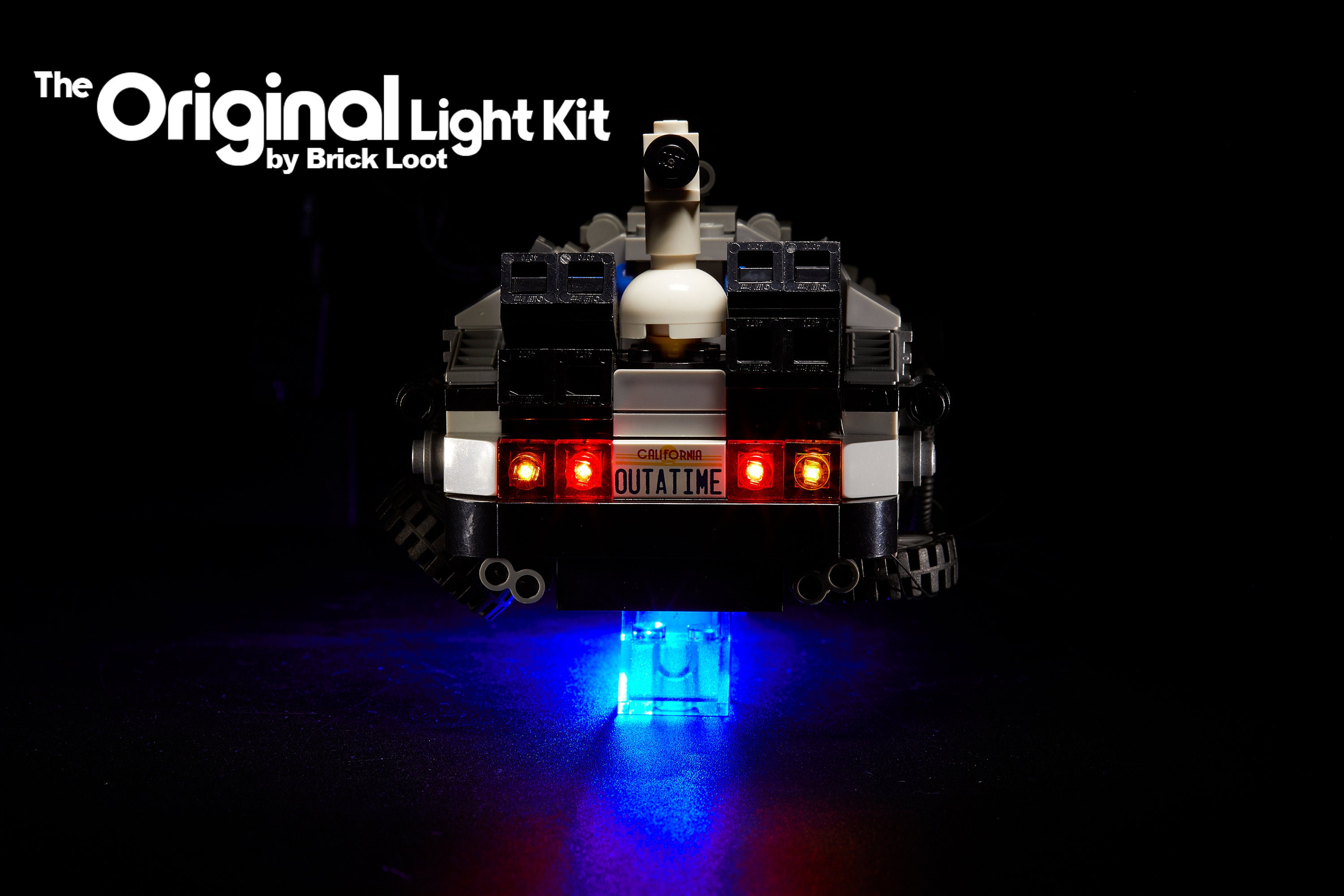 LED Lighting kit for the LEGO DeLorean time machine 21103 Etsy