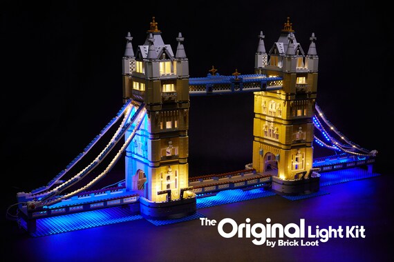 lego tower bridge lights
