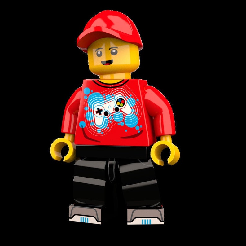 lego minifigure gamer