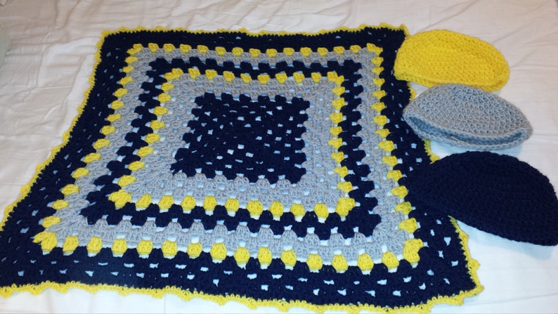 Granny Square baby blanket image 1