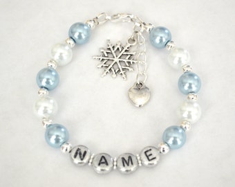 inspired by frozen princess Elsa gift Girls charm bracelet