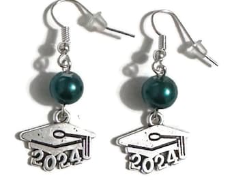 2026 Graduation Earrings-Gift for Graduate-Class of 2026 Earrings-Custom Graduation Gift for Pre-K/Kindergarten/High School/College Graduate