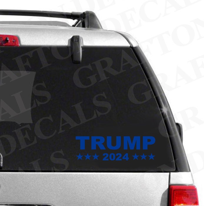DONALD TRUMP 2024 Campaign President Election Decal Die Cut Sticker Car
