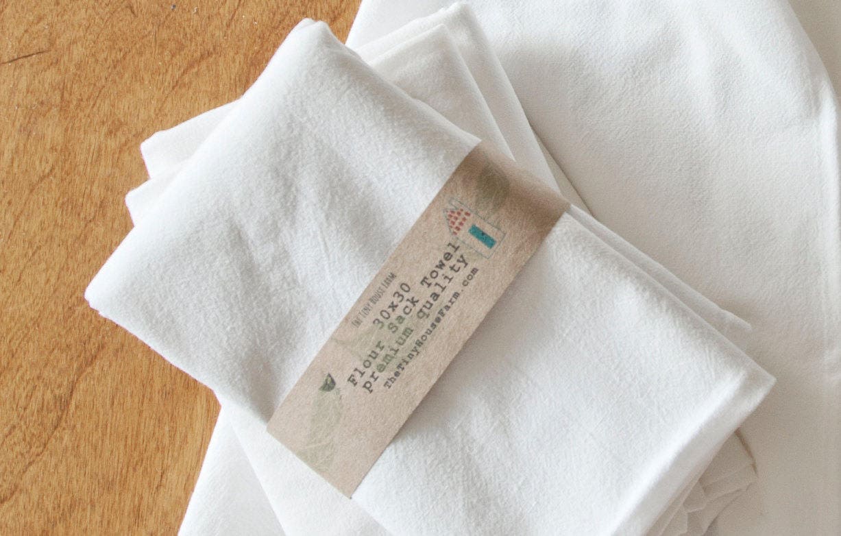 Blank tea towel jessecmault blanks flour sack tea towel  etsy