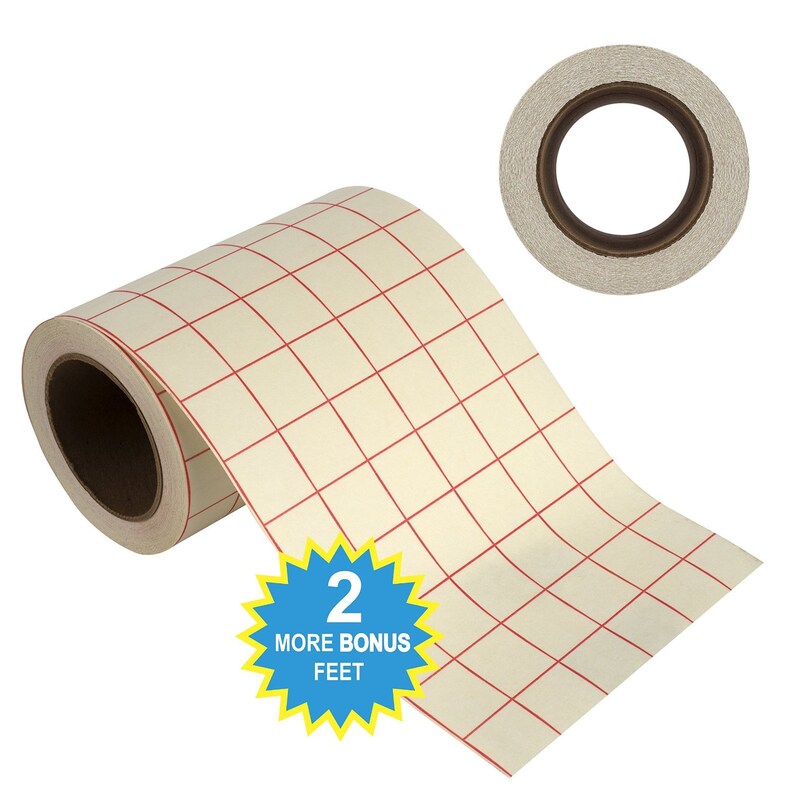6 x 50 Transfer Tape Roll Grid Transfer Paper Vinyl Transfer Etsy