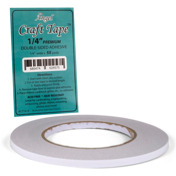Self Adhesive Double Sided Tissue Tape 50 Metres Craft Card Scrapbook All Sizes