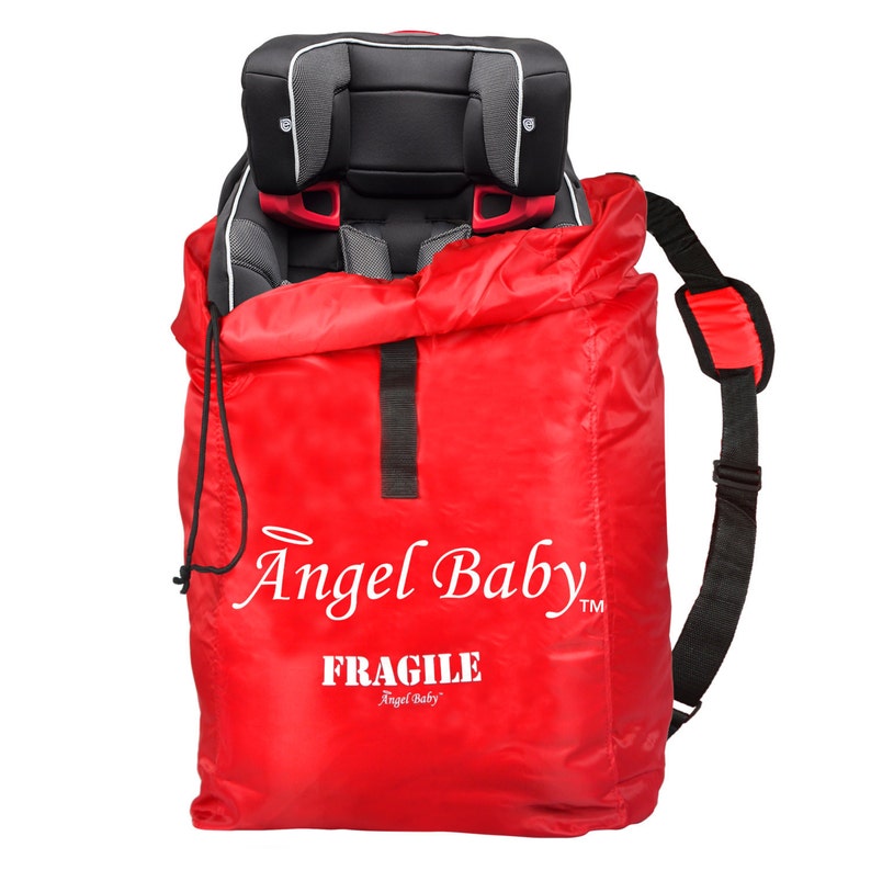 Car Seat Travel Bag Kids Red Water Resistant Universal