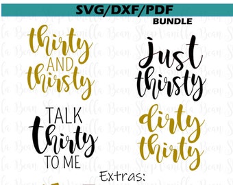 Dirty Thirty Svg Etsy