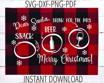 Download Santa Placemat Svg Etsy