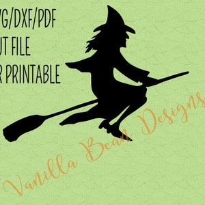 witch svg, halloween svg, dxf, pdf, witch cut file, witch printable, halloween cut files, halloween printables, witch design, broom stick