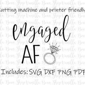 婚約 AF 即時ダウンロード | 婚約 AF 印刷可能 | SVG | 結婚式 svg | ブライダル svg | 結婚式の計画 svg | 面白い婚約 svg | 婚約