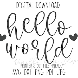 bonjour le monde svg | bonjour le monde png | bonjour le monde imprimable | bonjour monde cricut | bonjour monde couper fichier | bonjour monde sublimation