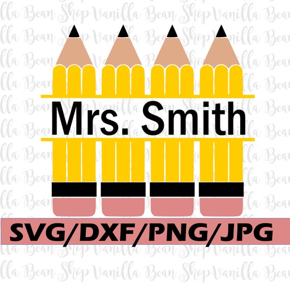 Download Teacher svg pencil monogram svg pencils svg pencil and ...