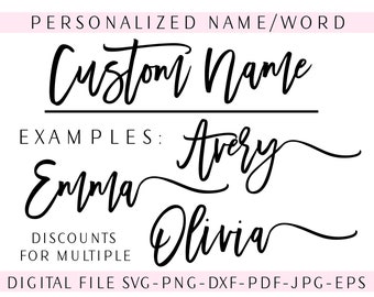 custom name svg | custom name png | custom name bridesmaid | bridesmaid name svg | custom name dxf | custom name cricut | custom word svg