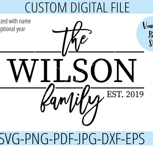 family name svg | family name cut file | last name sign svg | family name png | last name sign png | family name sign print | wedding svg