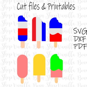 Popsicle svg, popsicle clipart, popsicle digital, patriotic popsicle svg, fourth of july svg, patriotic svg, popsicle bundle, popsicle