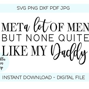 Vatertag svg | Vatertag Datei zum Ausschneiden | Vatertag Cricut | one like my daddy svg | png | jpg | pdf | dxf |met viele Männer svg