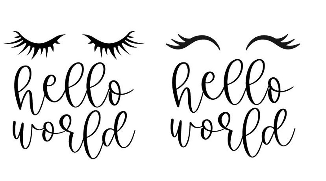 Hello World Svg Hello World Png Hello World Printable Hello World ...